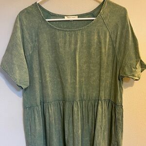 Tea n Rose Green Dress